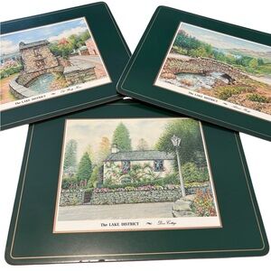 Pimpernel Vintage The Lakes England Placemats Set of 6